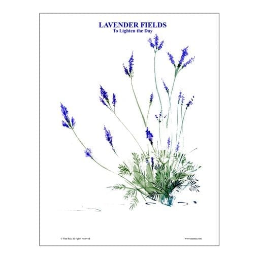 Lavender Brush Painting Lesson by Nan Rae