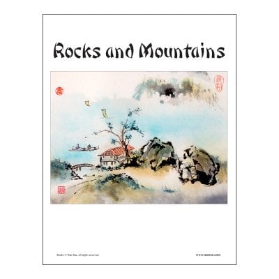 Rocks and Mountains Brush Painting Class Lesson by Nan Rae