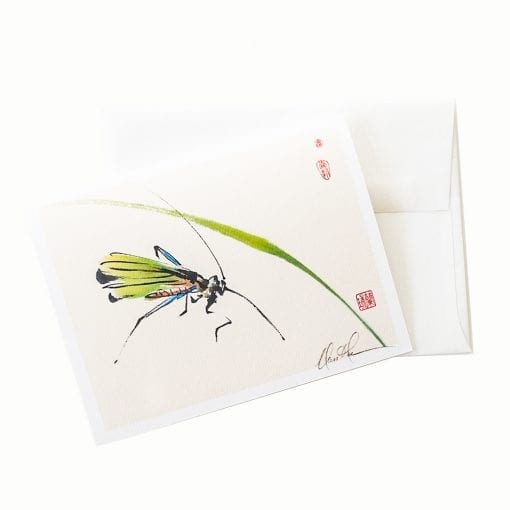 13-02 Grasshopper Card © Nan Rae