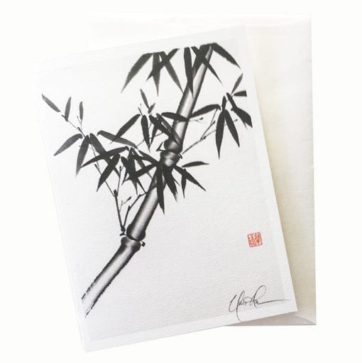 14-43 Chinese Bamboo Card © Nan Rae