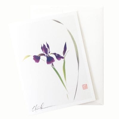 19-49 Japanese Iris Card © Nan Rae