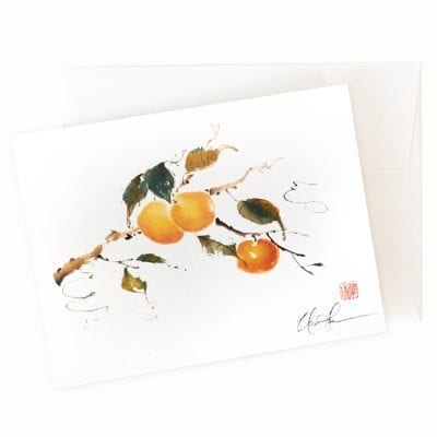 Peachy Peach Card by Nan Rae