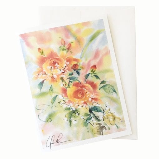 22-60 Gentle Blooms Card © Nan Rae