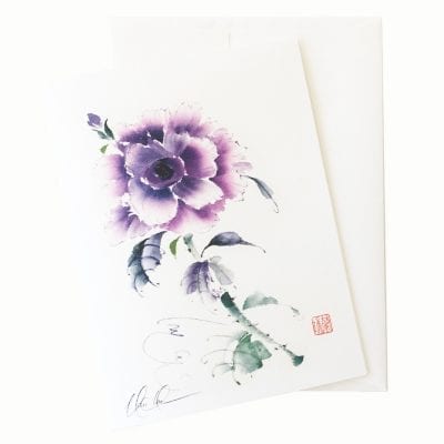 25-65 Violet Rose Card © Nan Rae