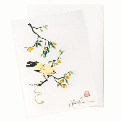 Oh Happy Day (Bird) Greeting Card by Nan Rae