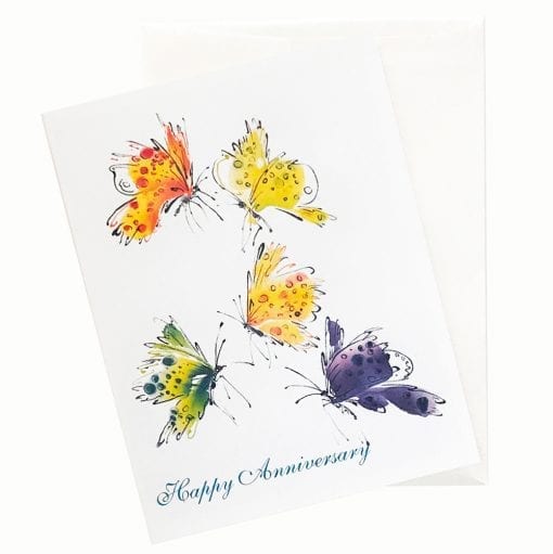 15-15A Spring Song Anniversary Card by Nan Rae