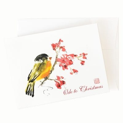 24-50x Ode to Christmas Holiday Card by Nan Rae