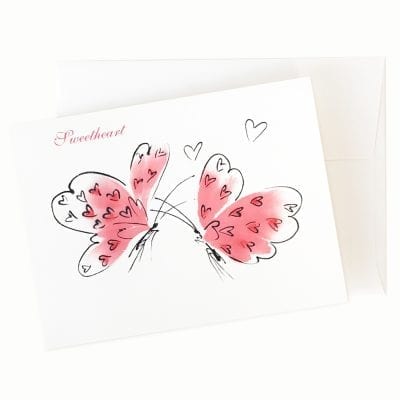 Dance of Love Valentines Card by Nan Rae