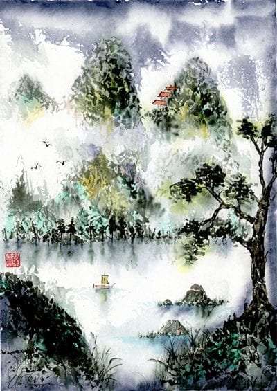 Chinese landscape painting