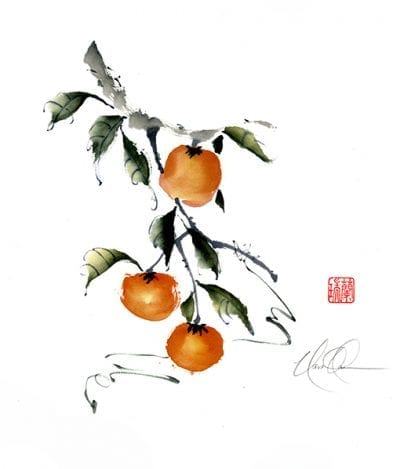 Persimmons Painting